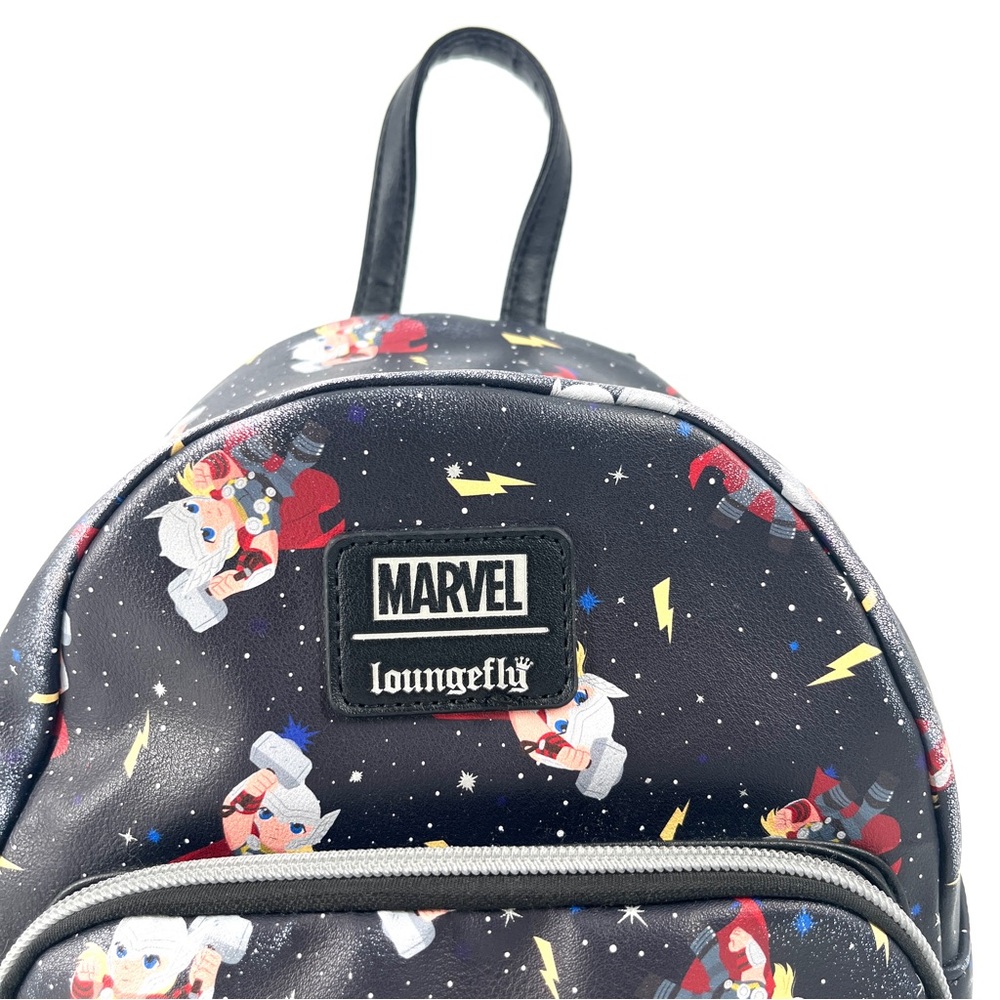 Loungefly Marvel Thor Chibi Galaxy Love and Thunder Mini Backpack - Picture 2 of 16